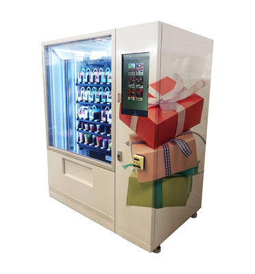 सलाद सब्जियां कांच की बोतल कॉम्बो वेंडिंग मशीन इंडोर बिग टच स्क्रीन गैर-स्पर्श भुगतान विकल्प